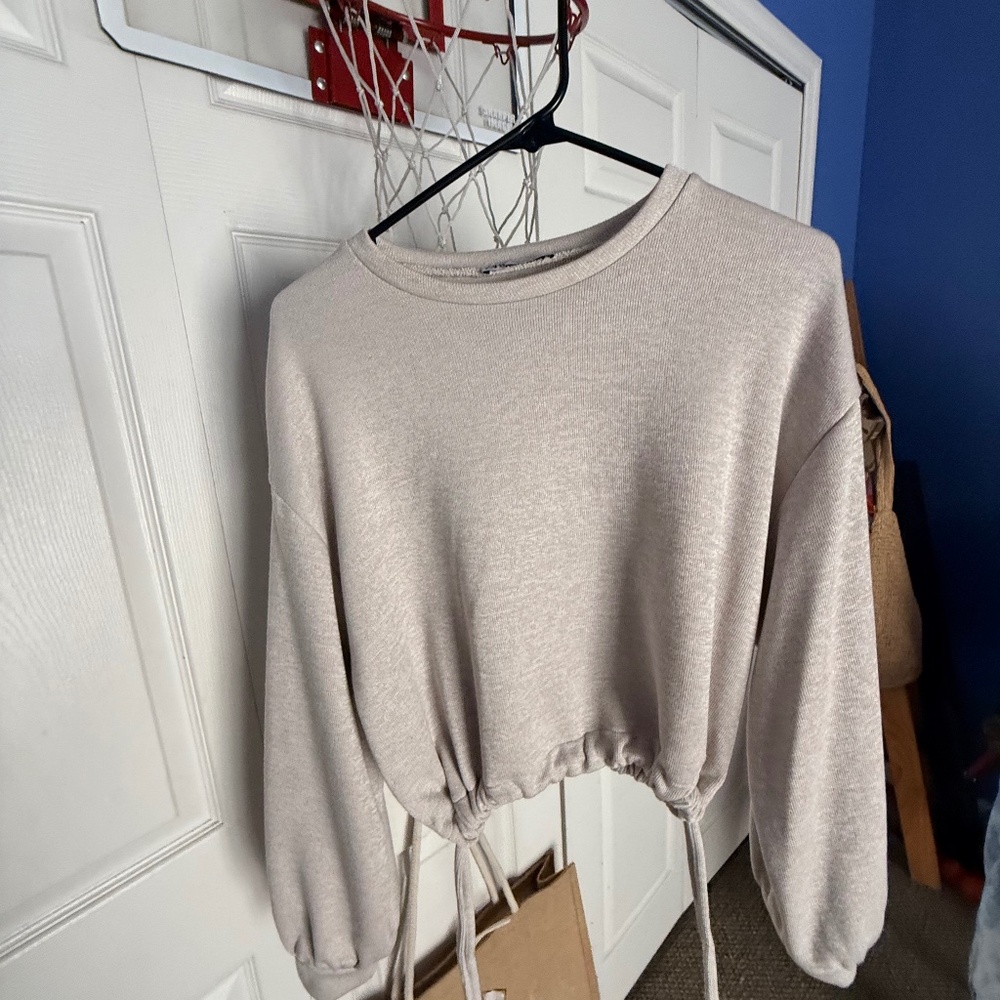 Zara cropped sweater